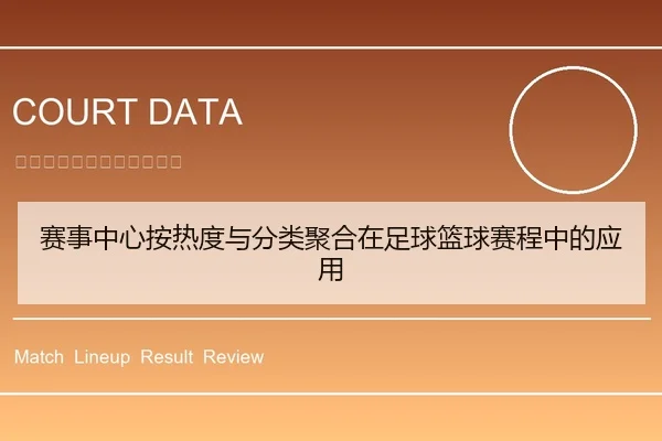 赛事中心按热度与分类聚合在足球篮球赛程中的应用